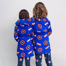 Load image into Gallery viewer, Children&#39;s Marvel Captain America Coral Fleece Dressing Gown
