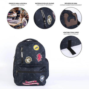 Harry Potter Hogwarts Patches Backpack.