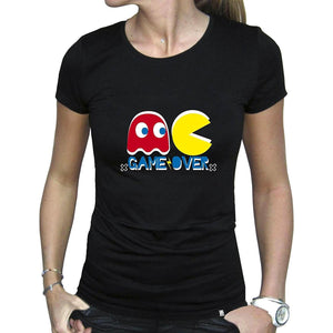 Women's Pac-Man Game Over Fitted T-Shirt