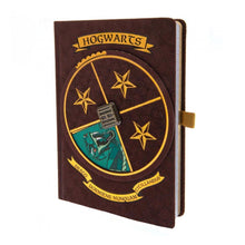Load image into Gallery viewer, Harry Potter Hogwarts Spinner A5 Hardback Notebook.
