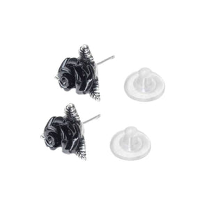 Alchemy Gothic Ring O' Roses Stud Earrings.