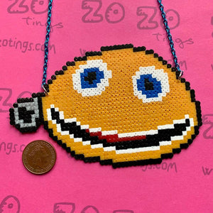 Zozo Tings Zippy Hama Bead Pixel Necklace