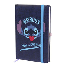 Load image into Gallery viewer, Disney Lilo and Stitch A5 Hardback Notebook.