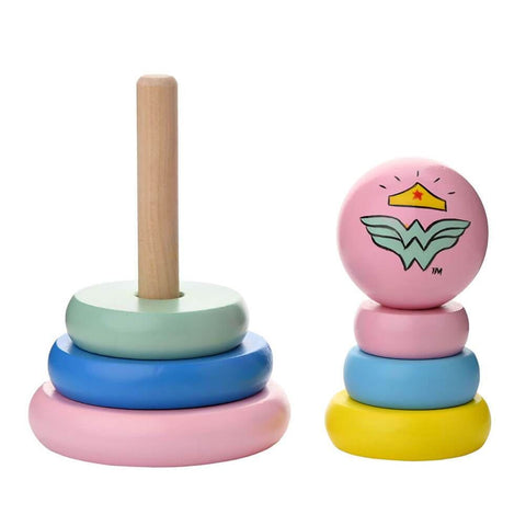 DC Comics Wonder Woman Wooden Stacking Toy