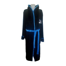 Load image into Gallery viewer, The Who Target Logo Black Adult Fleece Dressing Gown.