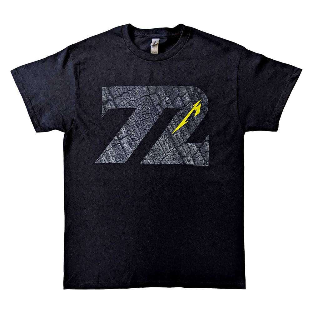 Metallica 72 Seasons Charred Logo Black T-Shirt