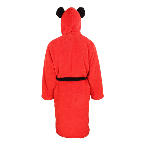 Disney Mickey and Friends Adult Fleece Red Dressing Gown