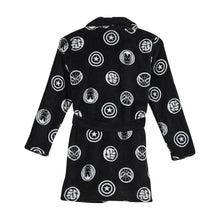 Load image into Gallery viewer, Children&#39;s The Avengers Black Coral Fleece Dressing Gown