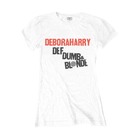 Women's Debbie Harry Def, Dumb and Blonde Fitted T-Shirt.