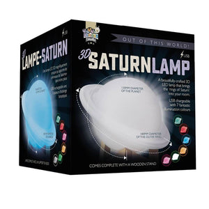 3D Saturn LED Lamp