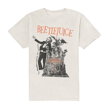 Load image into Gallery viewer, Men&#39;s Beetlejuice Here Lies Betelgeuse Crew Neck T-Shirt.