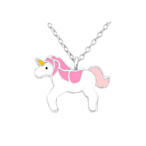 Children's Sterling Silver Unicorn Pendant Necklace