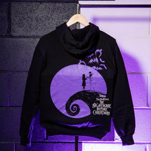 Load image into Gallery viewer, Back Design of The Nightmare Before Christmas Moonlight Hoodie