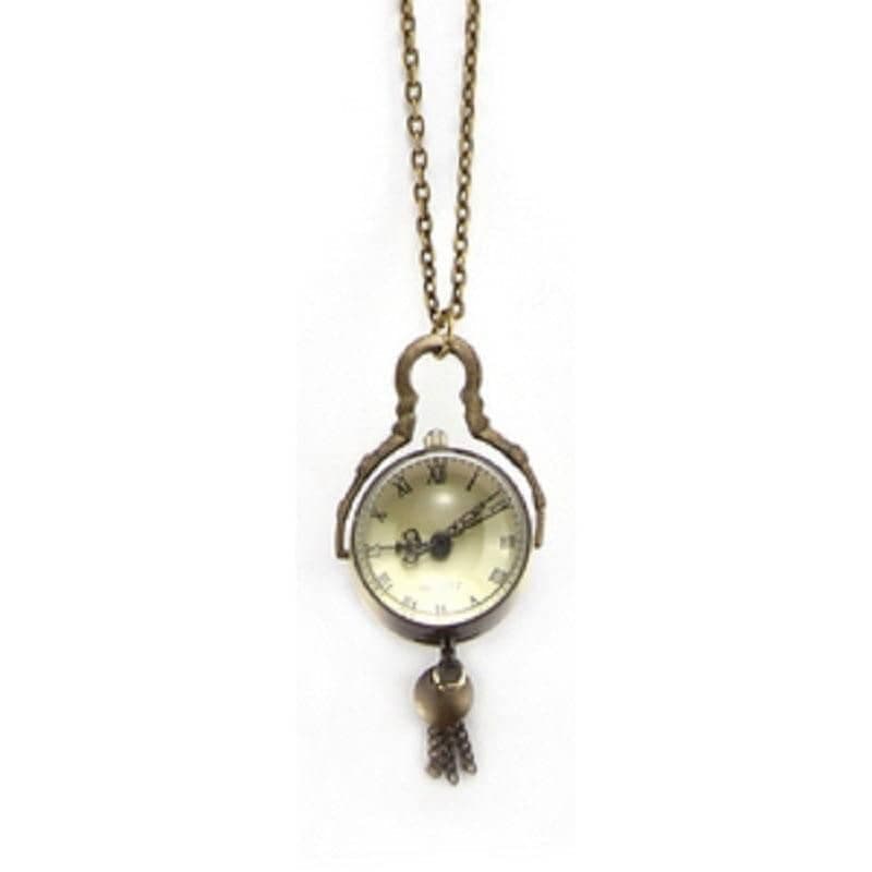 Domed Retro Watch Necklace.