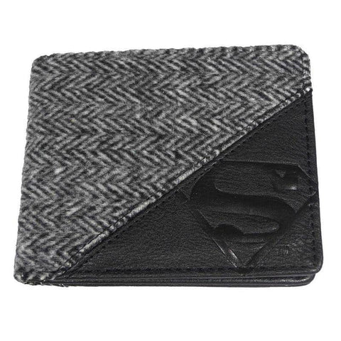 Embossed Superman Logo Bi-Fold Wallet.