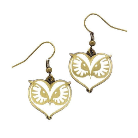 Fantastic Beasts and Where to Find Them Owl Face Earrings.