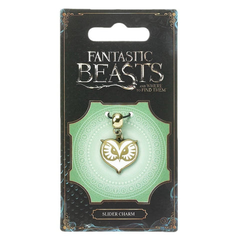 Fantastic Beasts and Where to Find Them Owl Face Slider Charm.