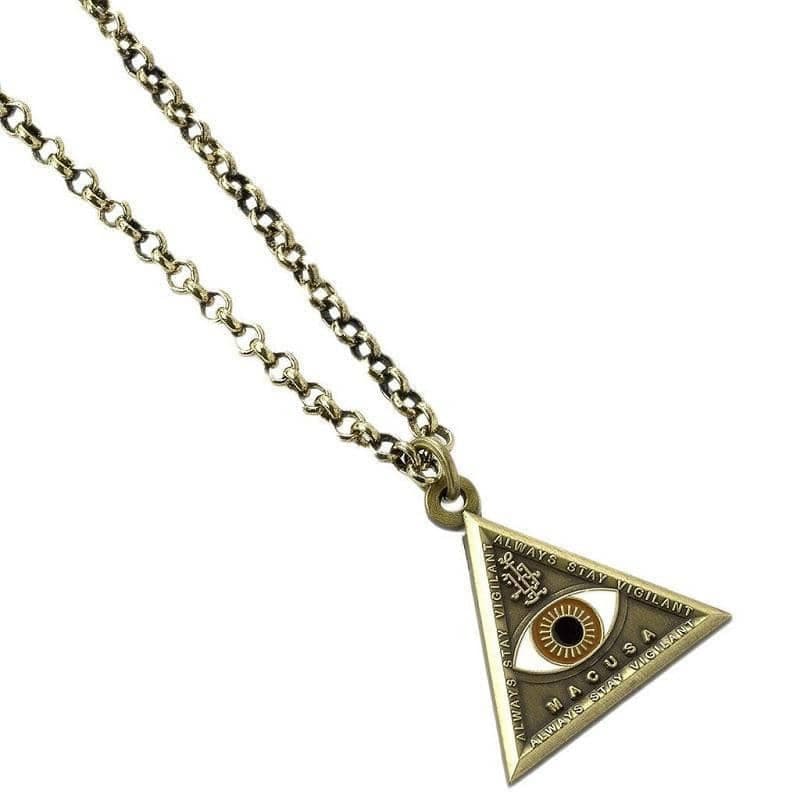 Fantastic Beasts and Where to Find Them Triangle Eye Necklace.