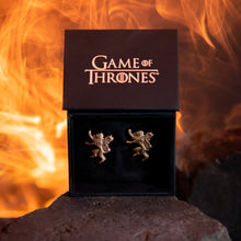 Load image into Gallery viewer, Official Game of Thrones Lannister Cufflinks in Display Gift Box