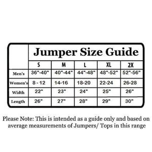 Jumper Size Guide at RetroStyler.com