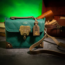 Load image into Gallery viewer, Harry Potter Slytherin Premium Mini Trunk Crossbody Bag with removable shoulder strap