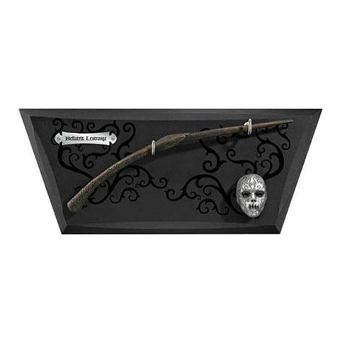 Harry Potter Bellatrix Wand with Wall Display and Mini Mask.