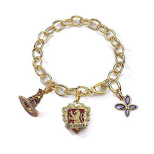 Load image into Gallery viewer, Harry Potter Lumos Gryffindor Charm Bracelet.