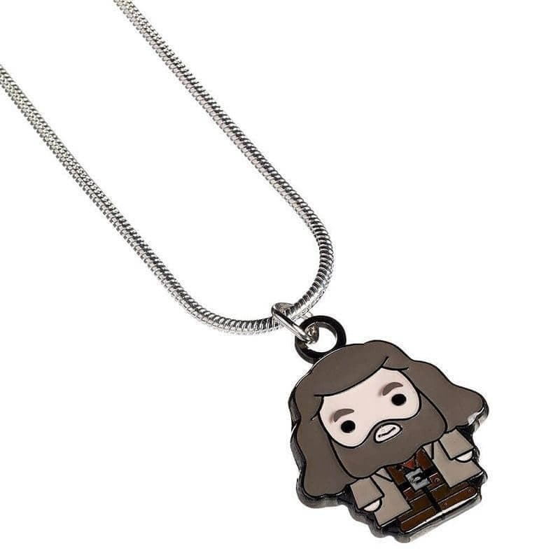 Harry Potter Silver Plated Hagrid Chibi Necklace.