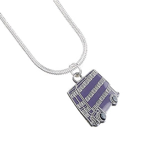 Harry Potter Silver Plated Knight Bus Necklace.