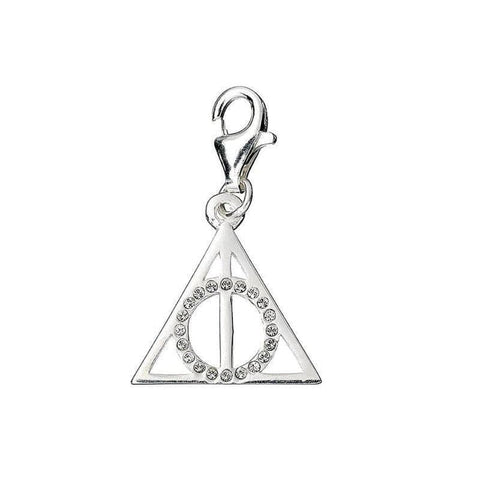 Harry Potter Crystals Deathly Hallows Clip on Charm.
