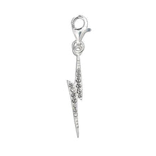 Load image into Gallery viewer, Harry Potter Crystal Lightning Bolt Clip on Charm.