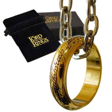 Load image into Gallery viewer, Lord of the Rings The One Ring Costume Replica and Chain.