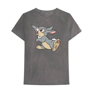 Men's Disney Thumper Wave Charcoal Grey T-Shirt.
