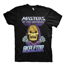 Load image into Gallery viewer, Men&#39;s Masters of the Universe Skeletor Crew Neck Black T-Shirt.