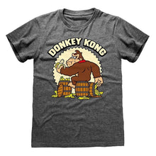 Load image into Gallery viewer, Nintendo Donkey Kong Heather Grey T-Shirt.