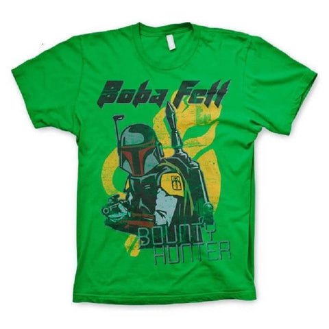 Men's Star Wars Boba Fett Bounty Hunter Green T-Shirt.