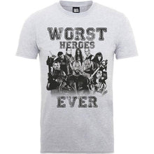 Load image into Gallery viewer, Suicide Squad Worst Heroes Grey T-Shirt.