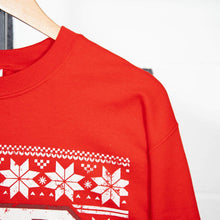 Load image into Gallery viewer, Right shoulder of the Superman Christmas Jumper