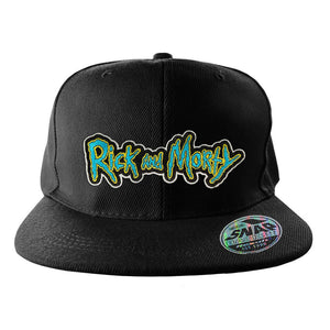 Rick and Morty Embroidered Logo Snapback Cap.