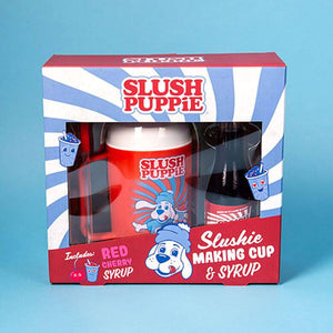 Slush Puppie Slushie Making Cup and Syrup Gift Set - Cherry.