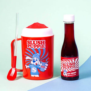 Slush Puppie Slushie Making Cup and Syrup Gift Set - Cherry.