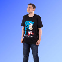 Load image into Gallery viewer, Sonic The Hedgehog &#39;Class of 1991&#39; Distressed T-Shirt.