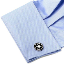 Load image into Gallery viewer, Star Wars Imperial Empire Symbol Cufflinks.