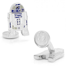 Load image into Gallery viewer, Star Wars R2-D2 Enamel Cufflinks.