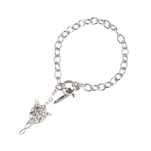 The Lord of the Rings Sterling Silver Arwen Evenstar Charm Bracelet.