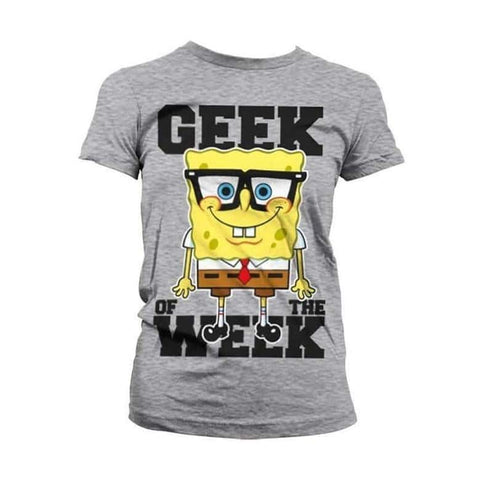 Women's SpongeBob Squarepants 'Geek of the Week' T-Shirt.