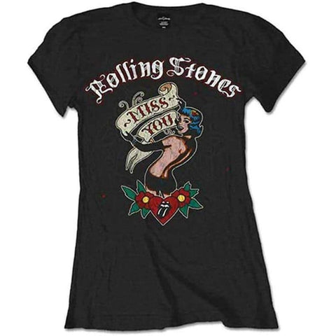 Women's The Rolling Stones Miss You T-Shirt.
