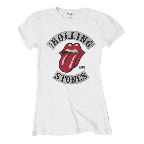 Women's The Rolling Stones Tour '78 White T-Shirt.