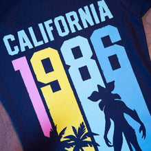 Load image into Gallery viewer, California 1986 Demogorgon T-shirt design