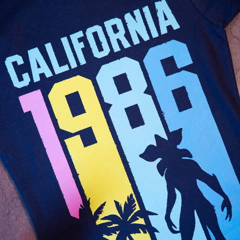 California 1986 Demogorgon T-shirt design